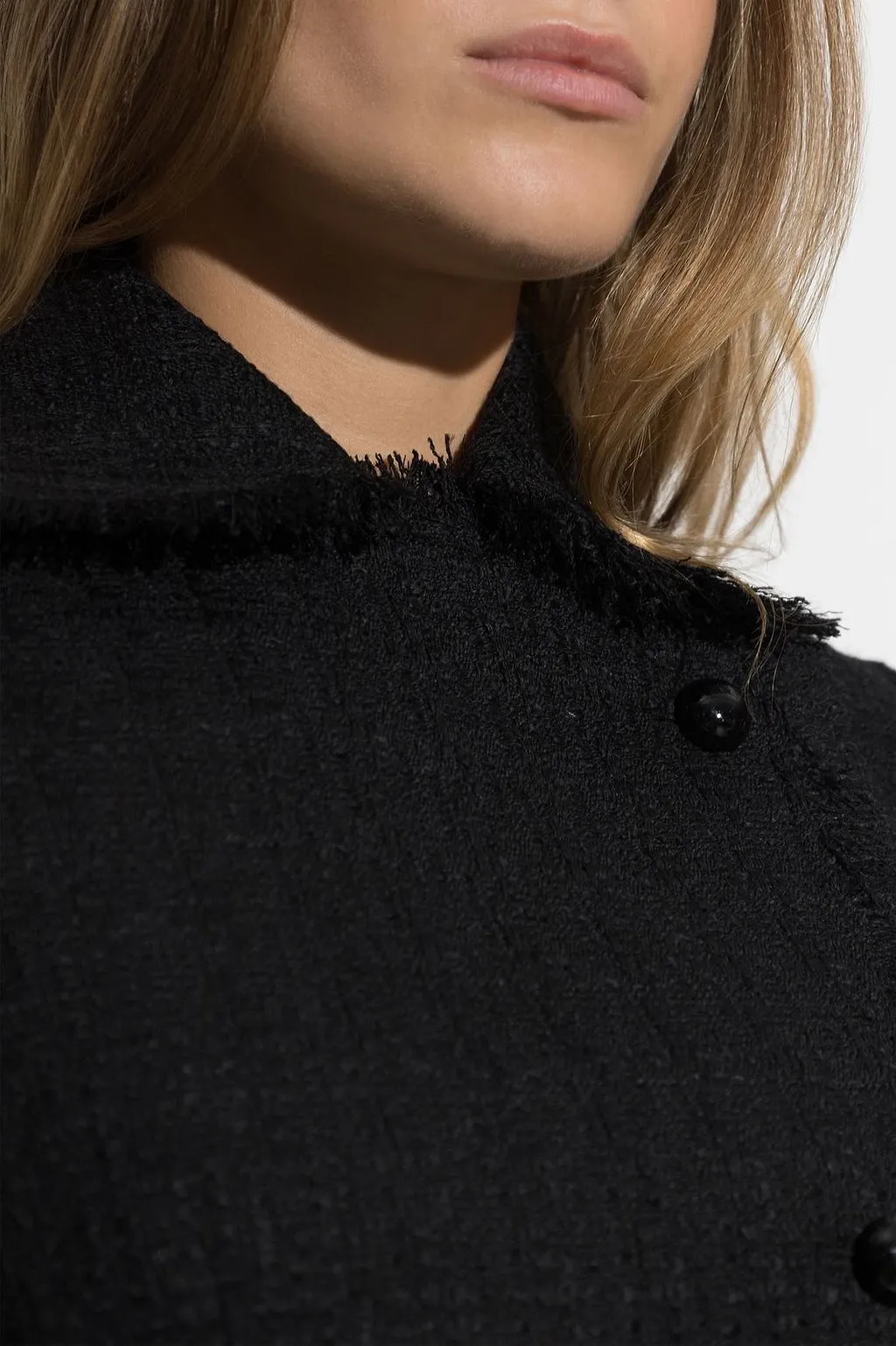 Alexander Mcqueen Frayed Asymmetric Blazer