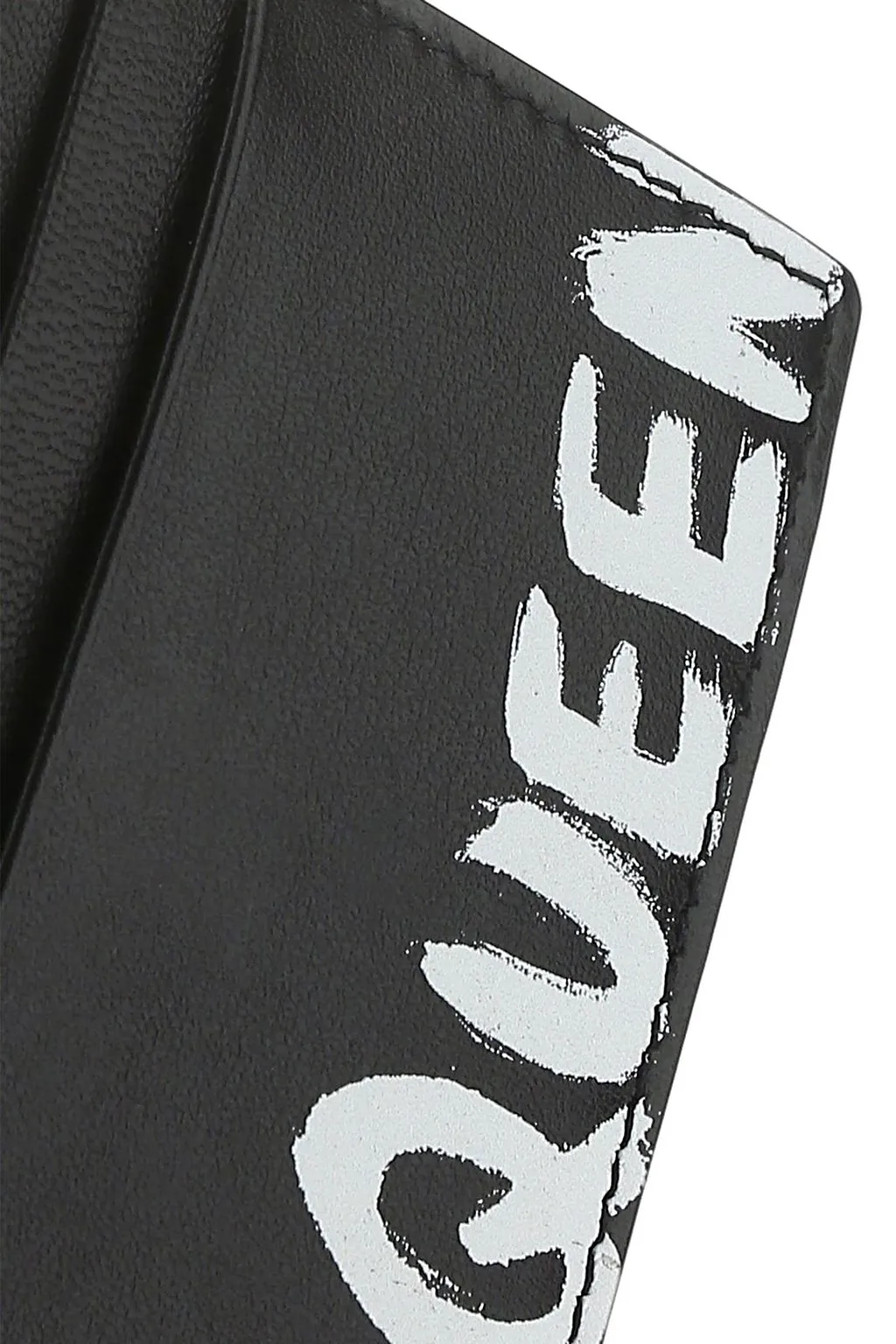 Alexander Mcqueen Graffiti Logo Printed Cardholder