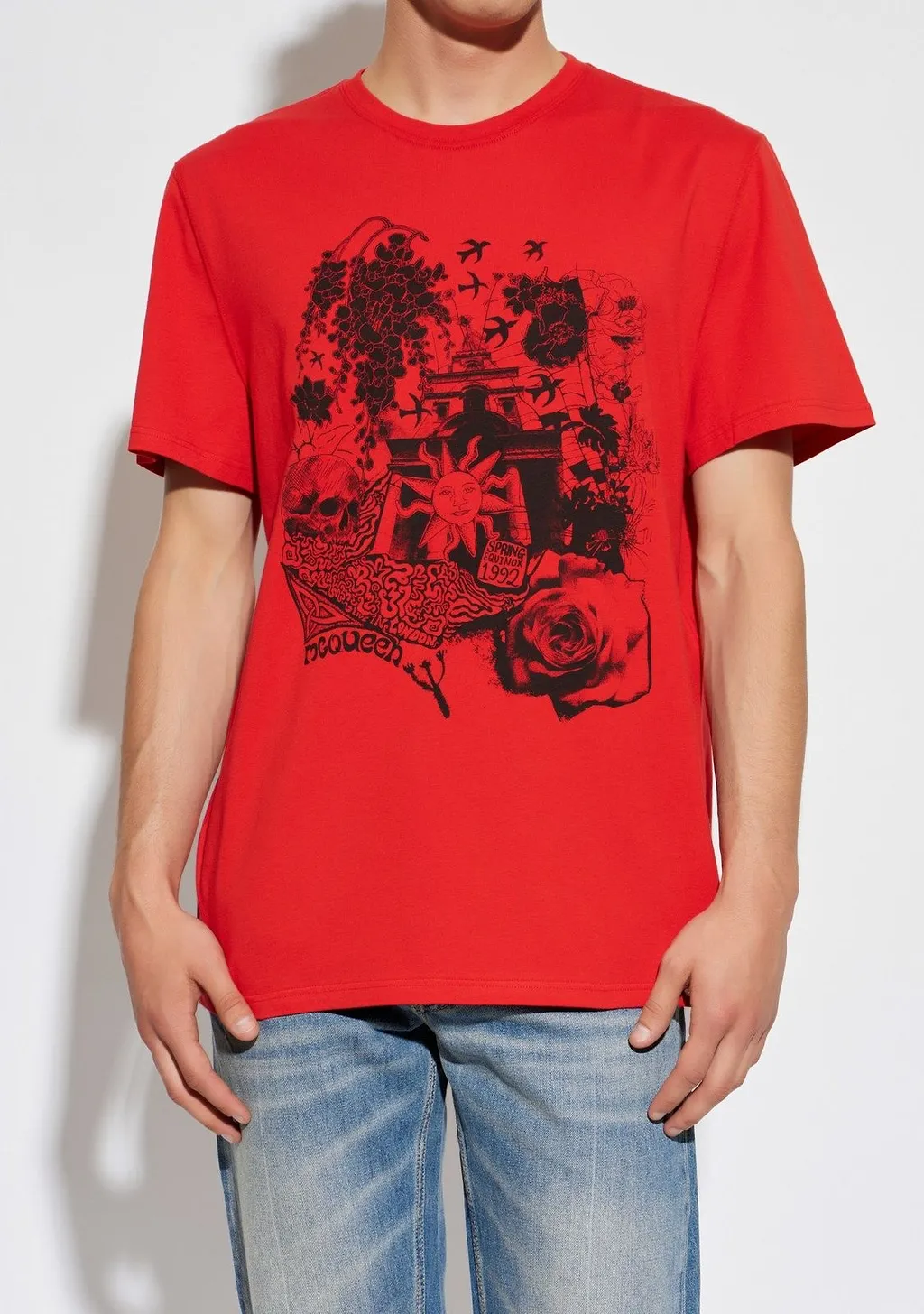 Alexander Mcqueen Graphic Printed T-Shirt
