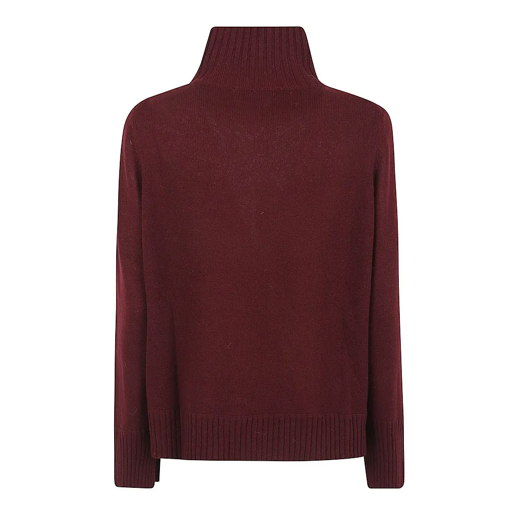Allude Ribbed Turtleneck Knitwear