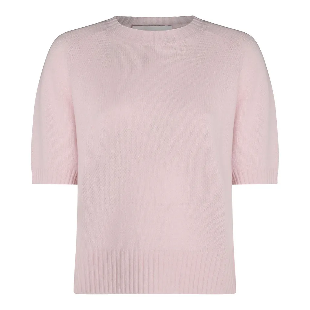 Allude Short-Sleeved Crewneck Jumper