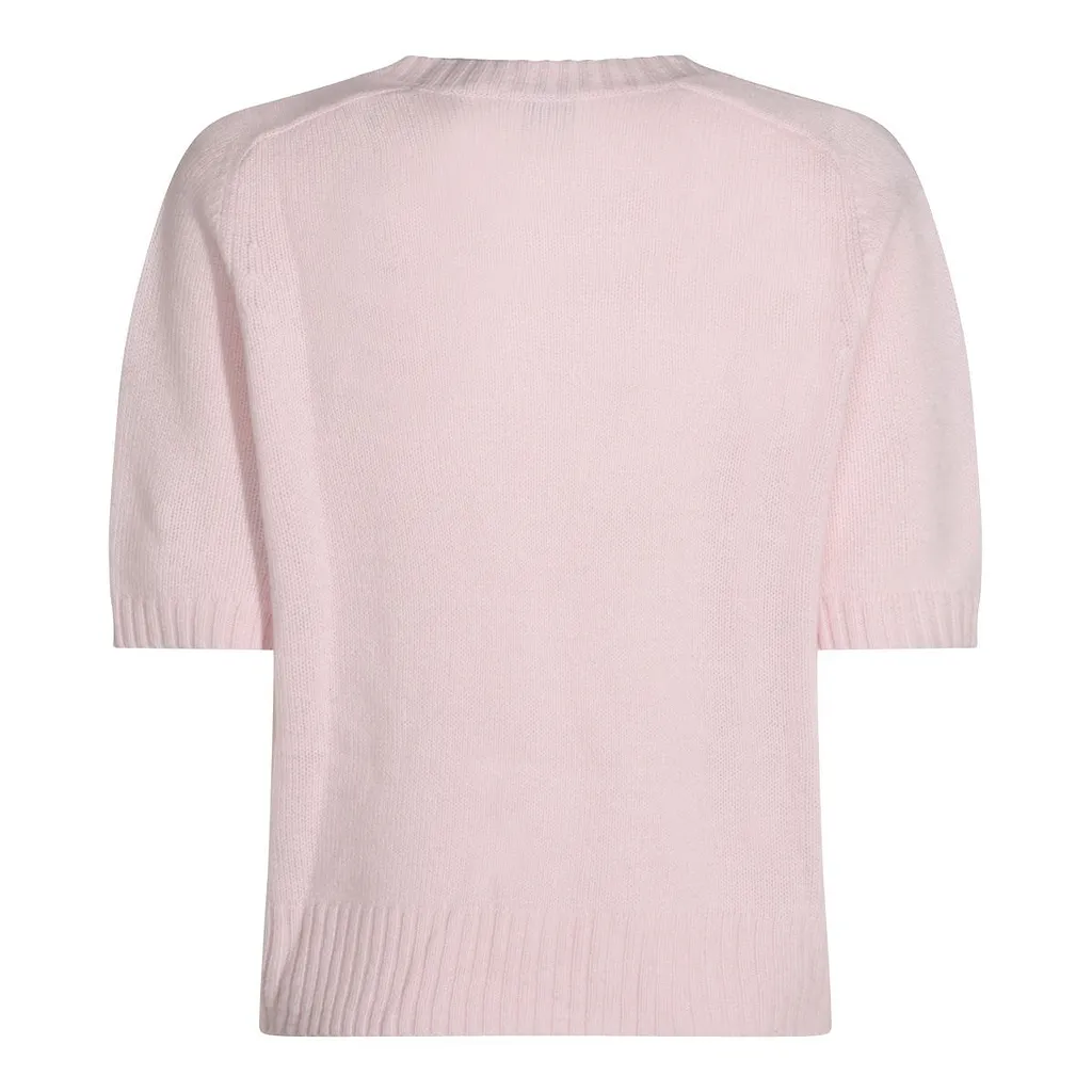 Allude Short-Sleeved Crewneck Jumper