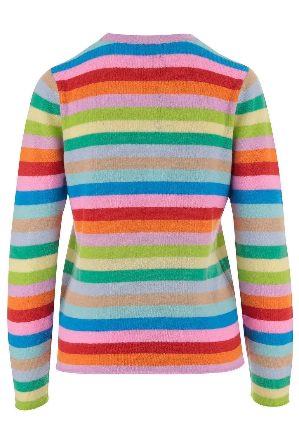 Allude Striped Crew Neck Knitted Jumper