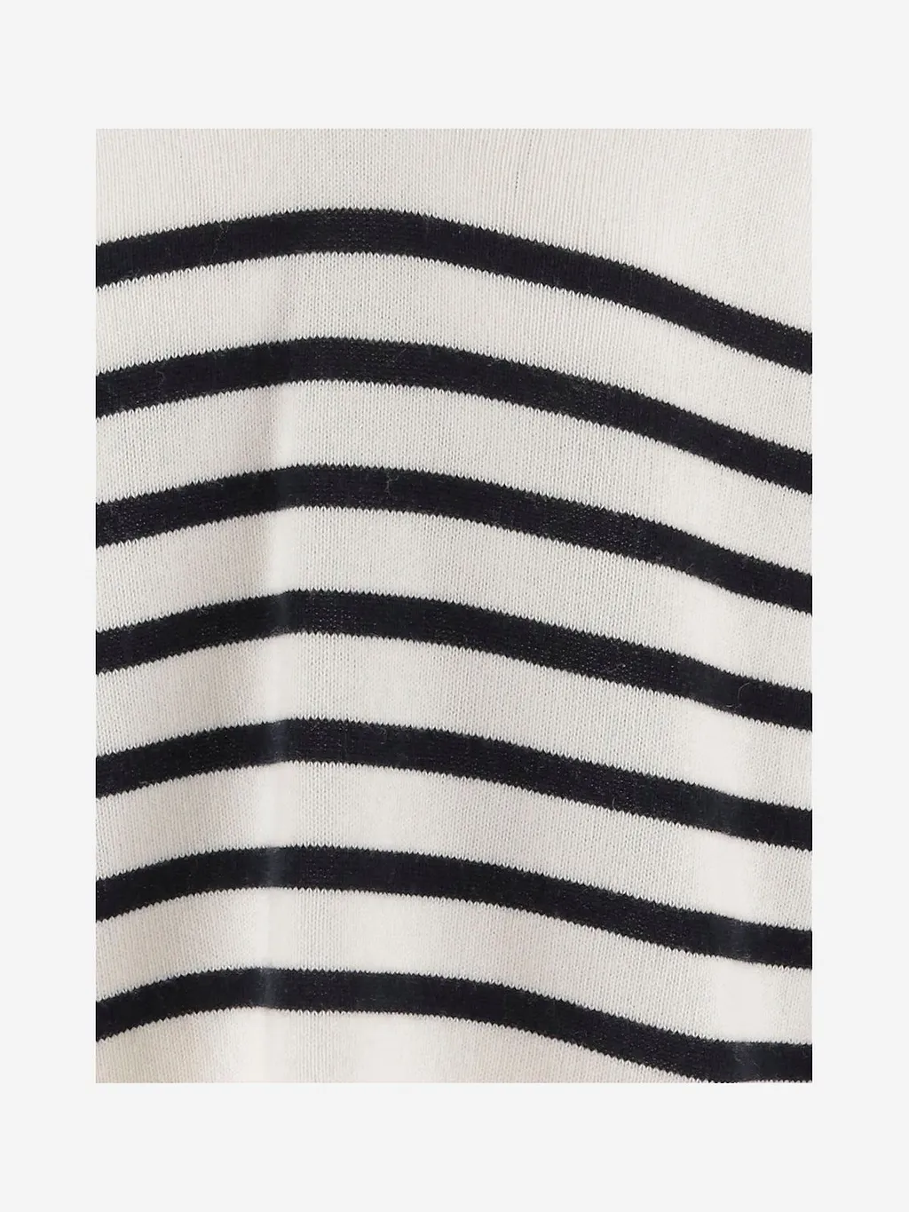 Allude Striped Hooded Sweater