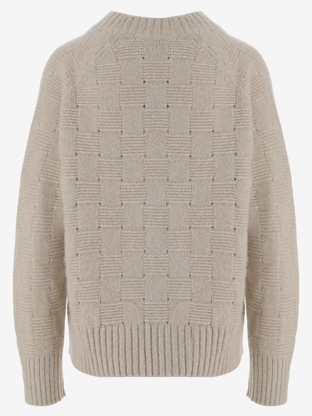 Allude Textured Knit Knitted Sweater