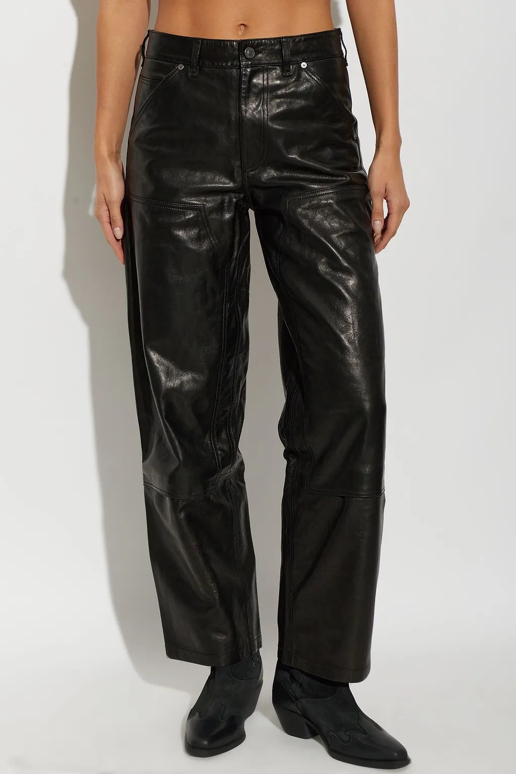 Allsaints Manta Leather Pants