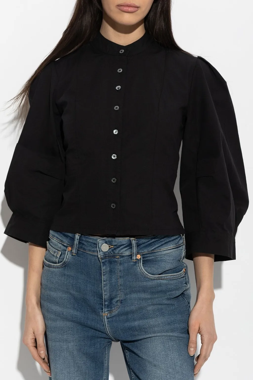 Allsaints Maud Puff-Sleeve Top
