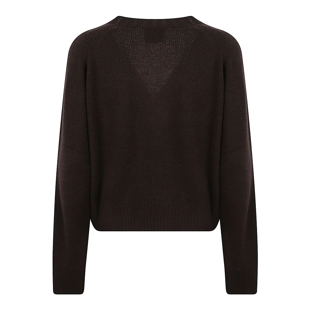 Allude V-Neck Buttoned Cardigan