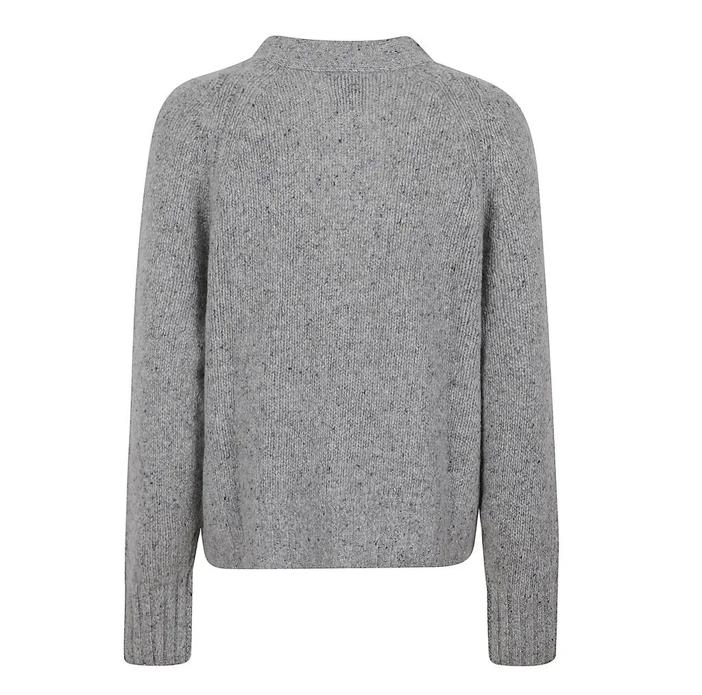 Allude V-Neck Buttoned Cardigan