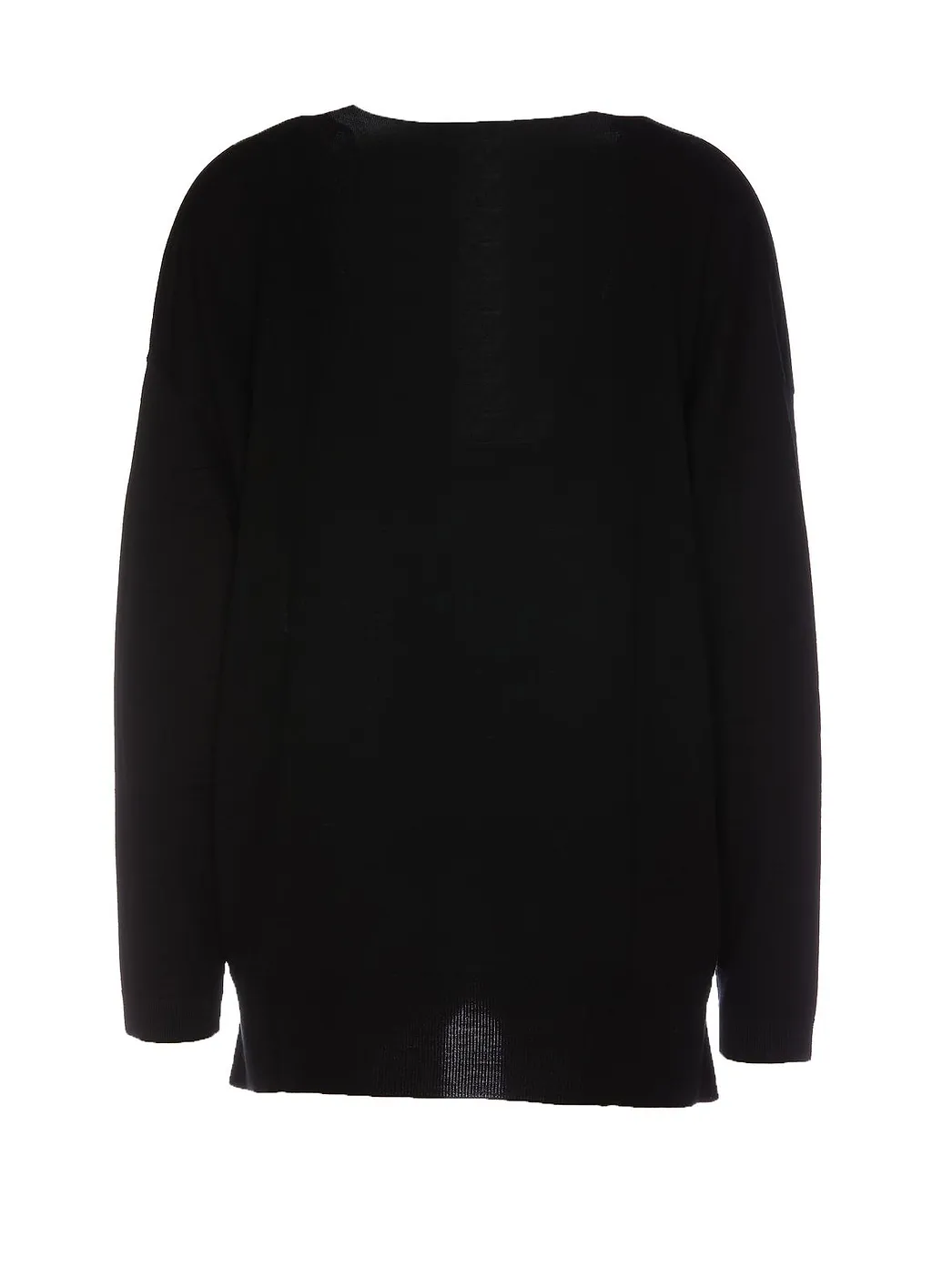 Allude V-Neck Drop Shoulder Jumper
