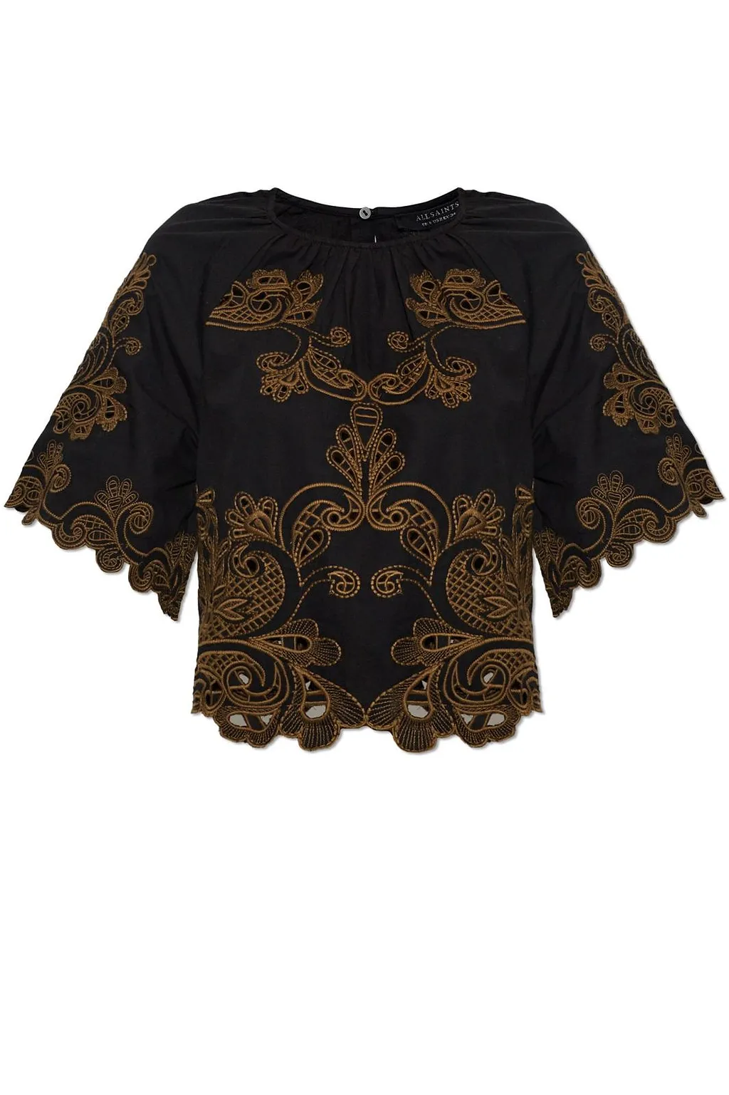 Allsaints Miriam Embroidered Top