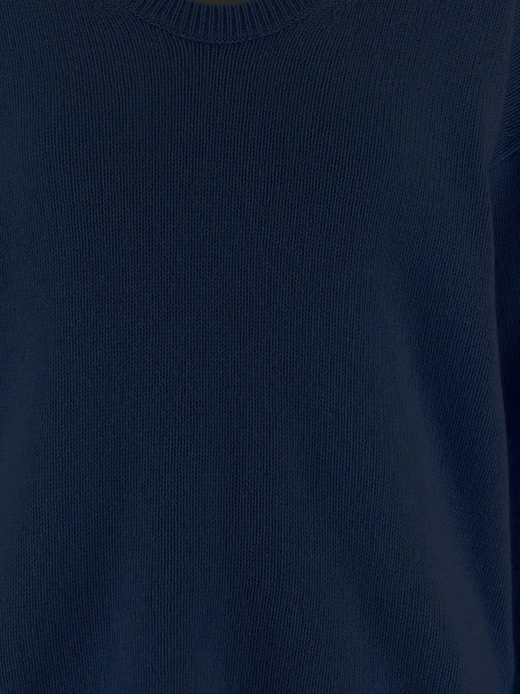 Allude V-Neck Ribbed Knitted Sweater