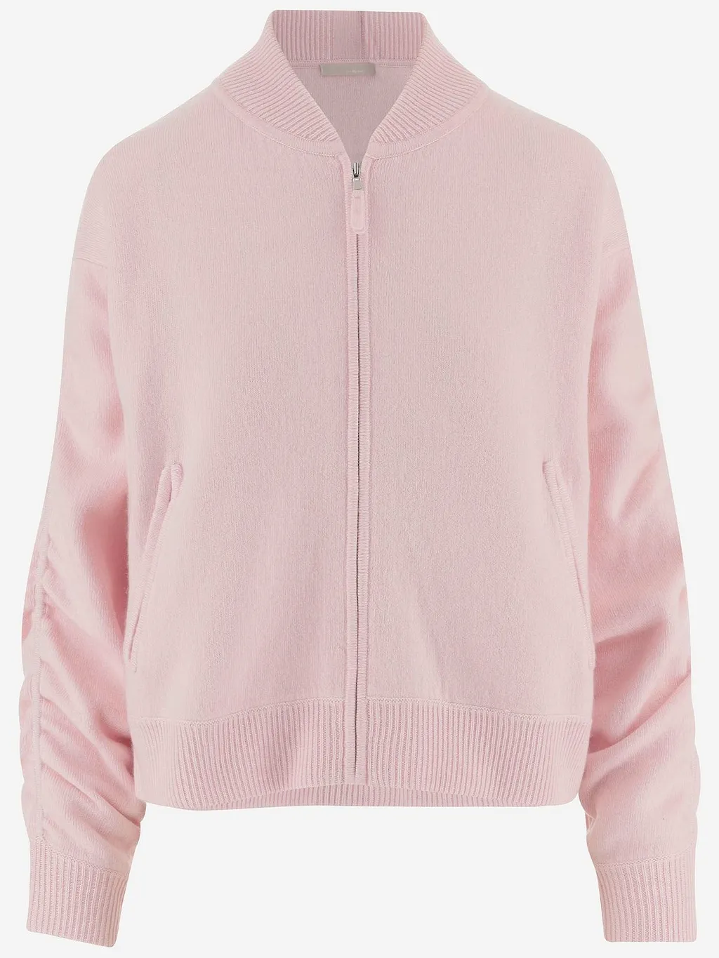 Allude Zip-Up Bomber Sweater