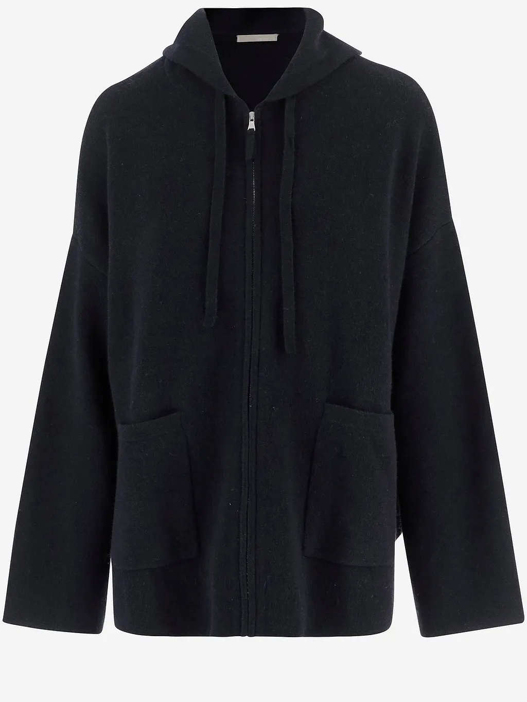 Allude Zip-Up Hooded Sweater