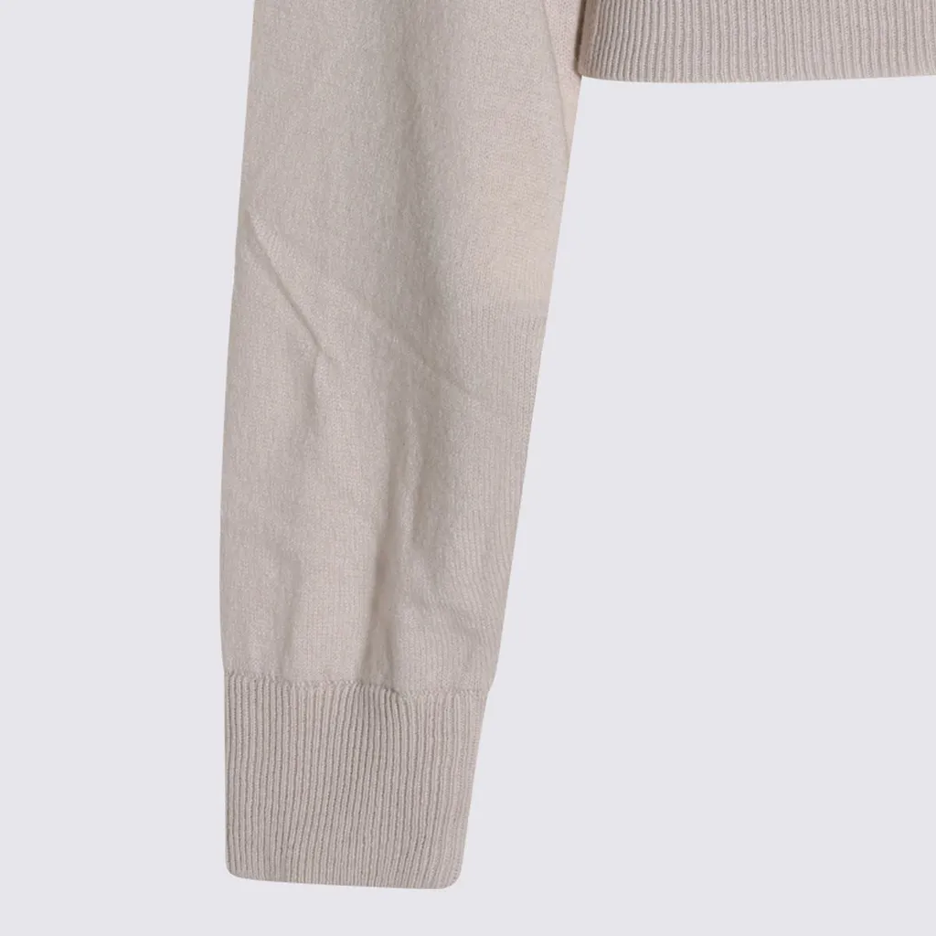 Allude Zip-Up Hooded Sweater