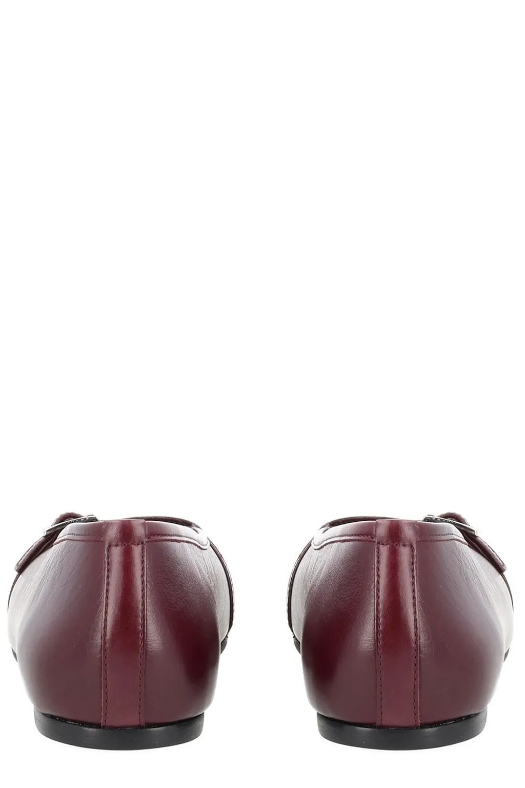 Alohas Double Buckle Detaled Flats