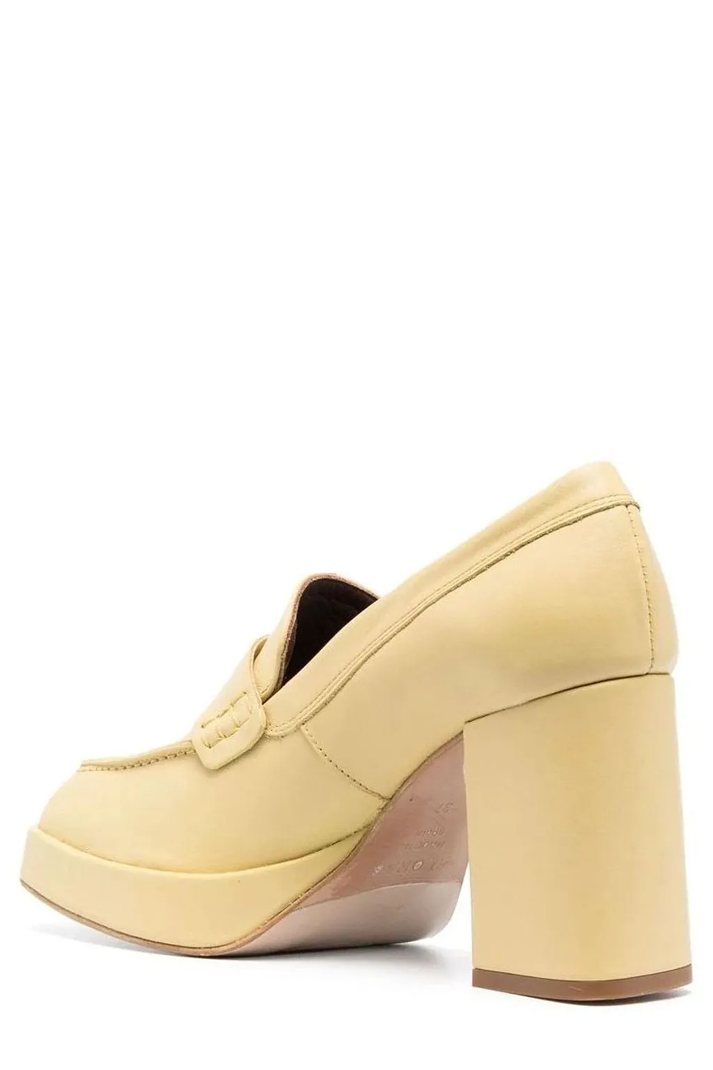 Alohas Platform Loafer Heeled Pumps