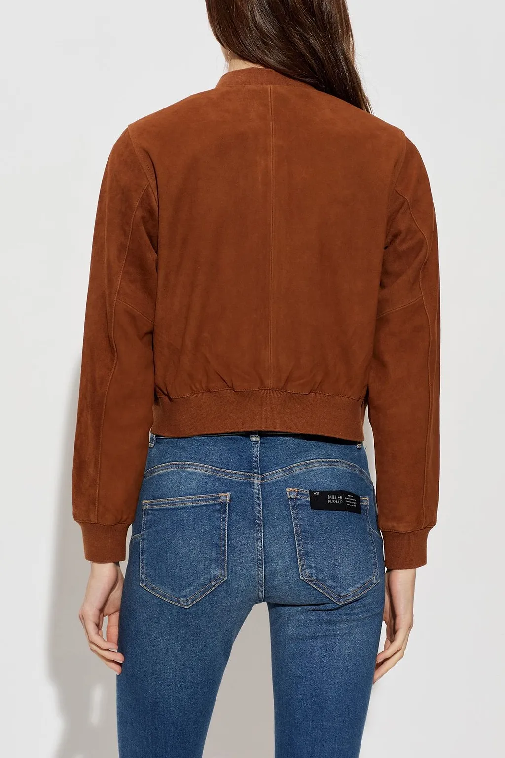 Allsaints Orten Suede Bomber Jacket
