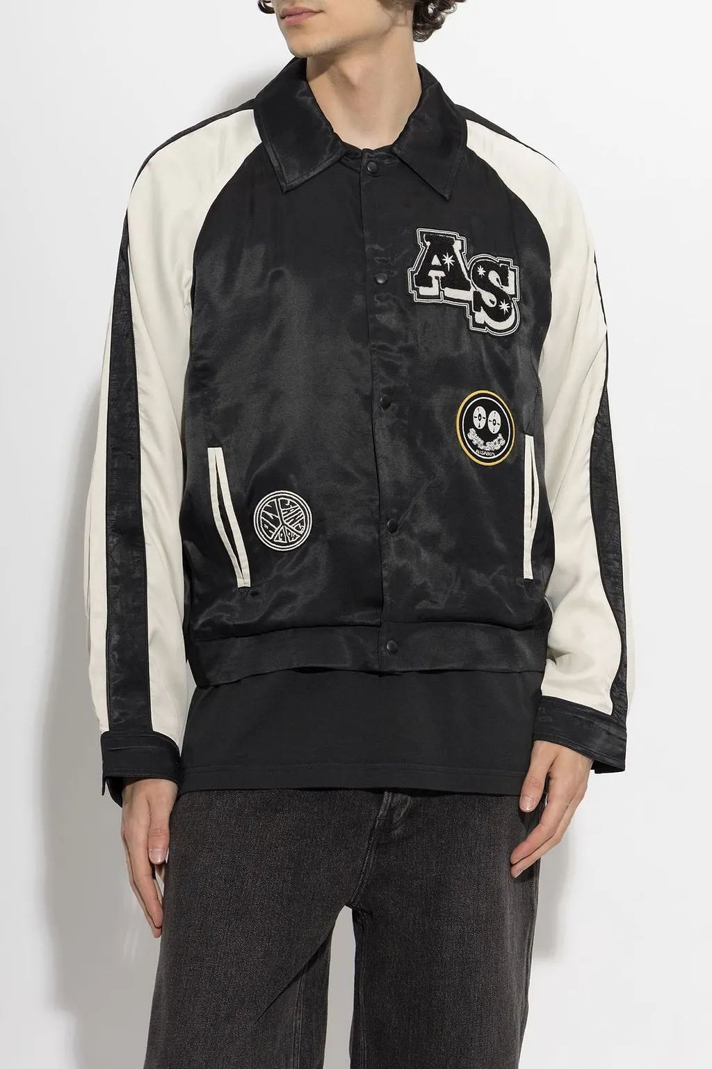 Allsaints Orville Patch Bomber Jacket