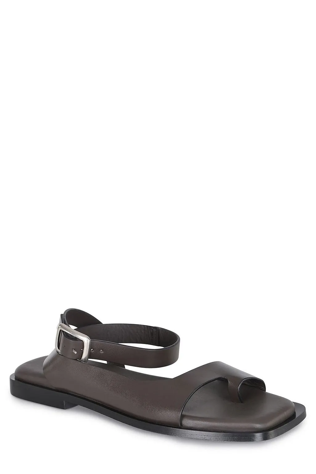 Alohas Strappy Square-Toe Flat Sandals