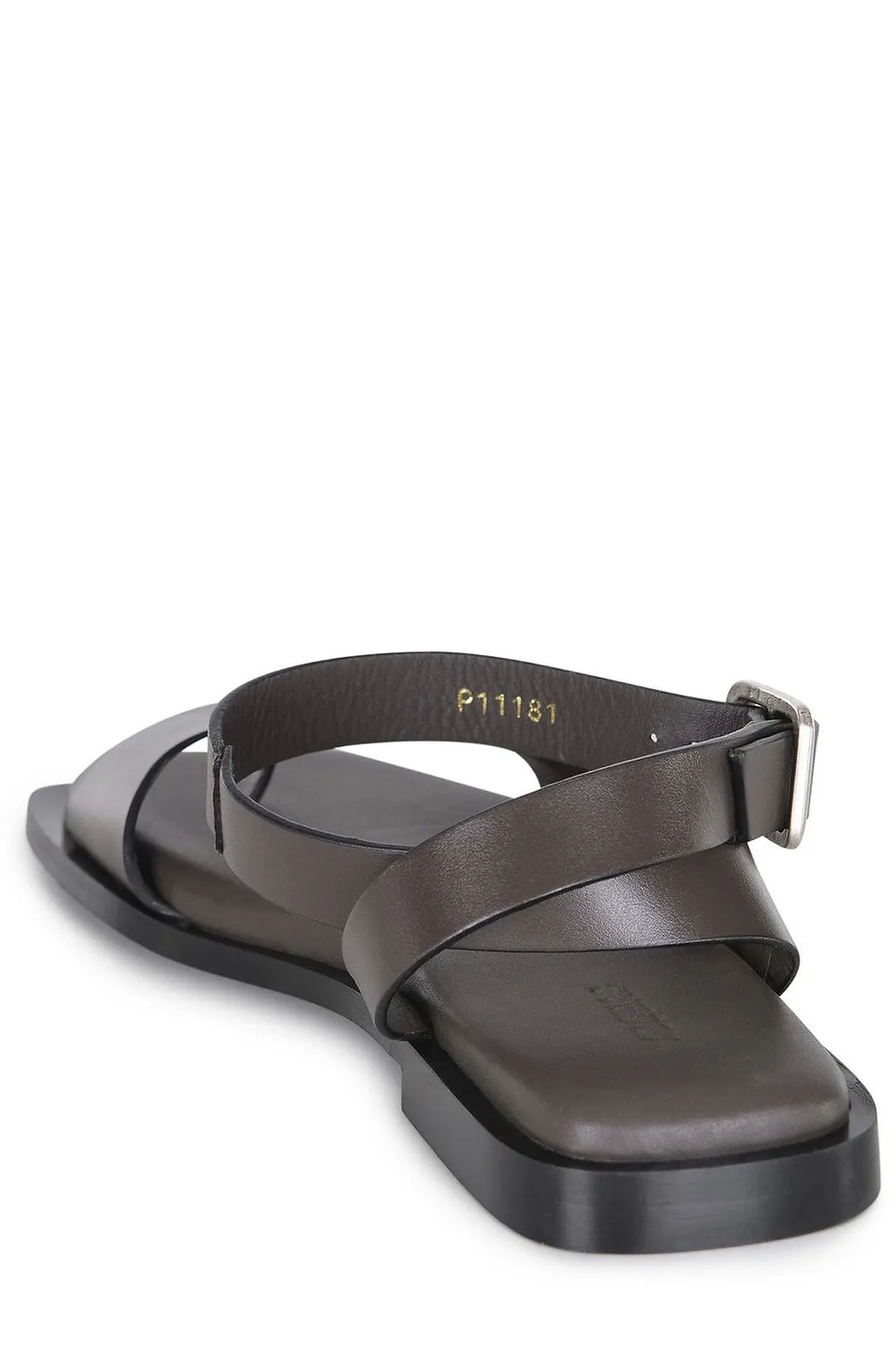 Alohas Strappy Square-Toe Flat Sandals