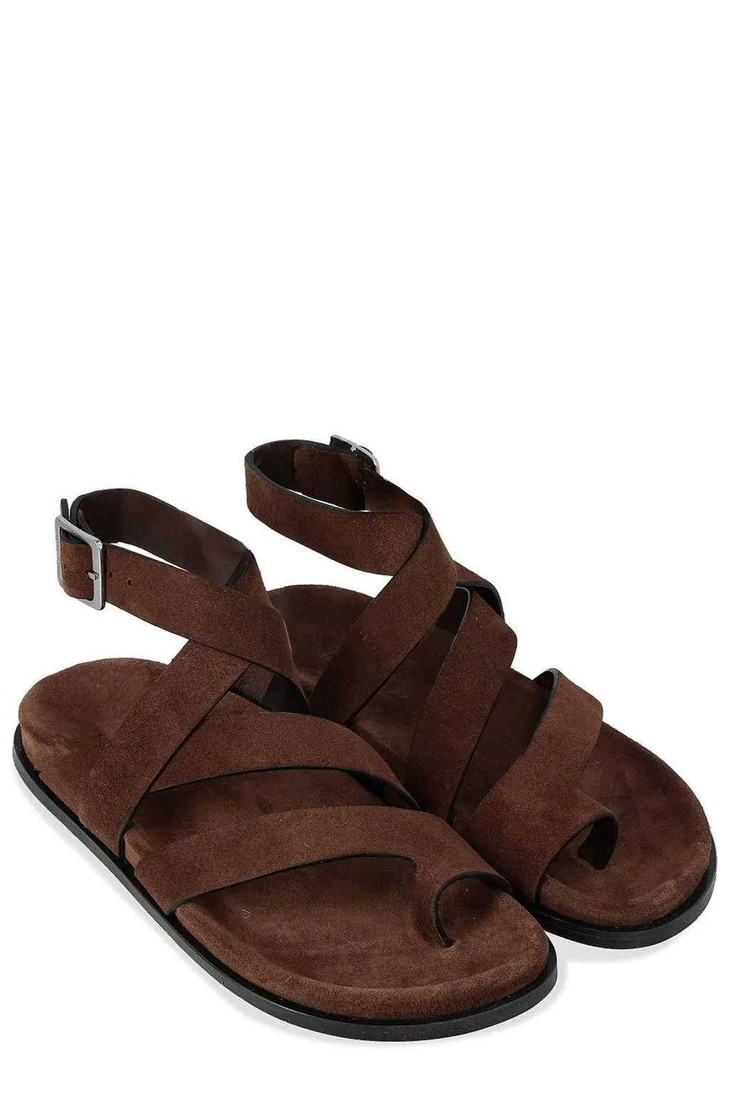 Alohas Strappy Ankle-Strap Flat Sandals