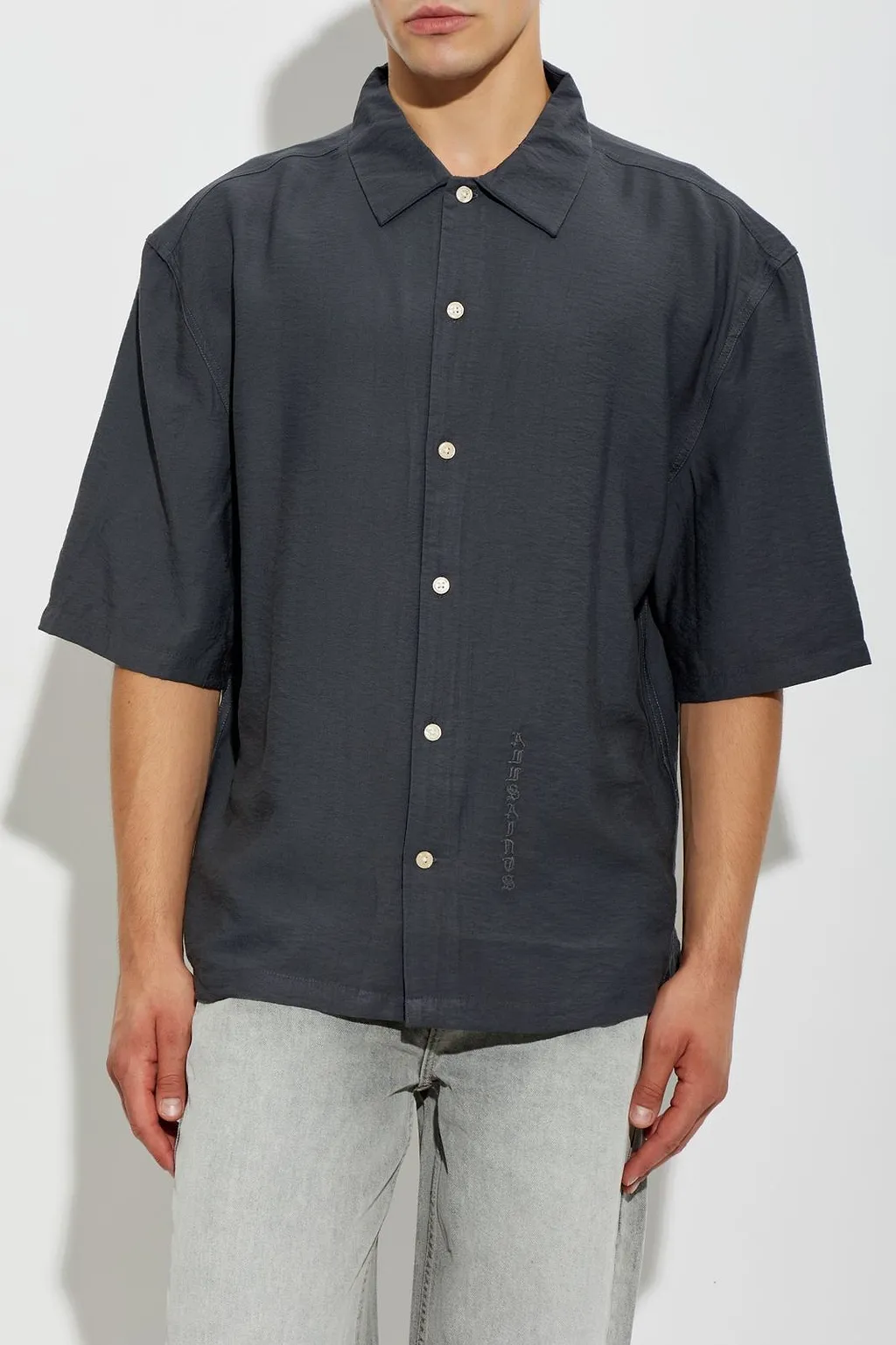 Allsaints Purley Relaxed Short-Sleeve Shirt