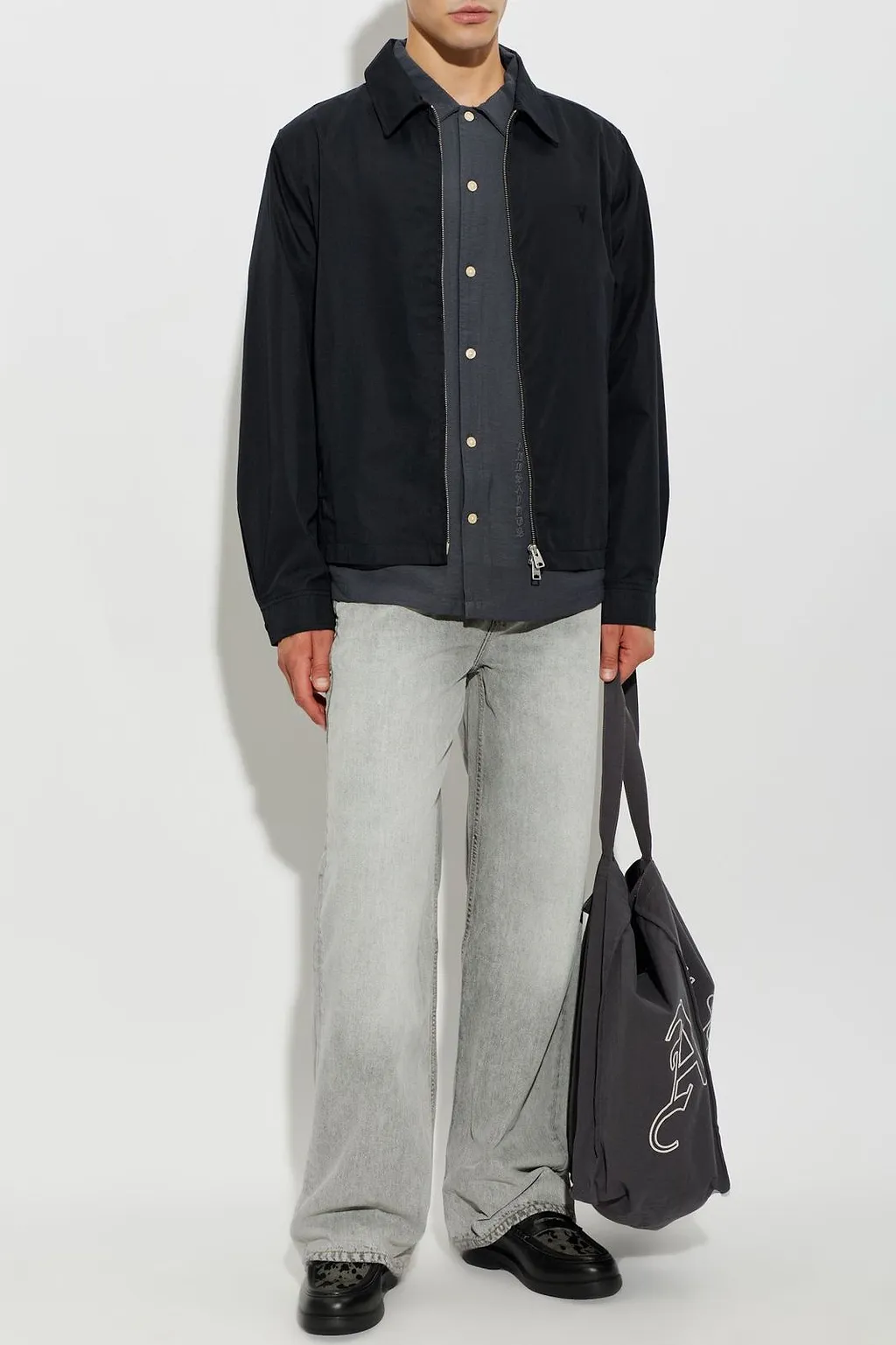 Allsaints Purley Relaxed Short-Sleeve Shirt