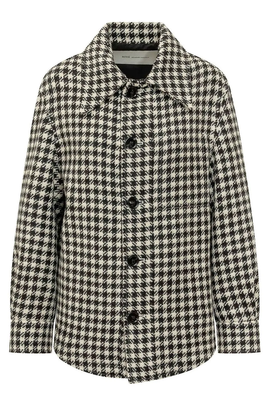 Ami Checked Buttoned Jacket