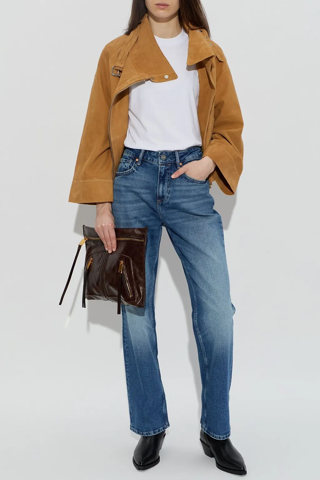 Allsaints Rhodes Funnel-Neck Jacket