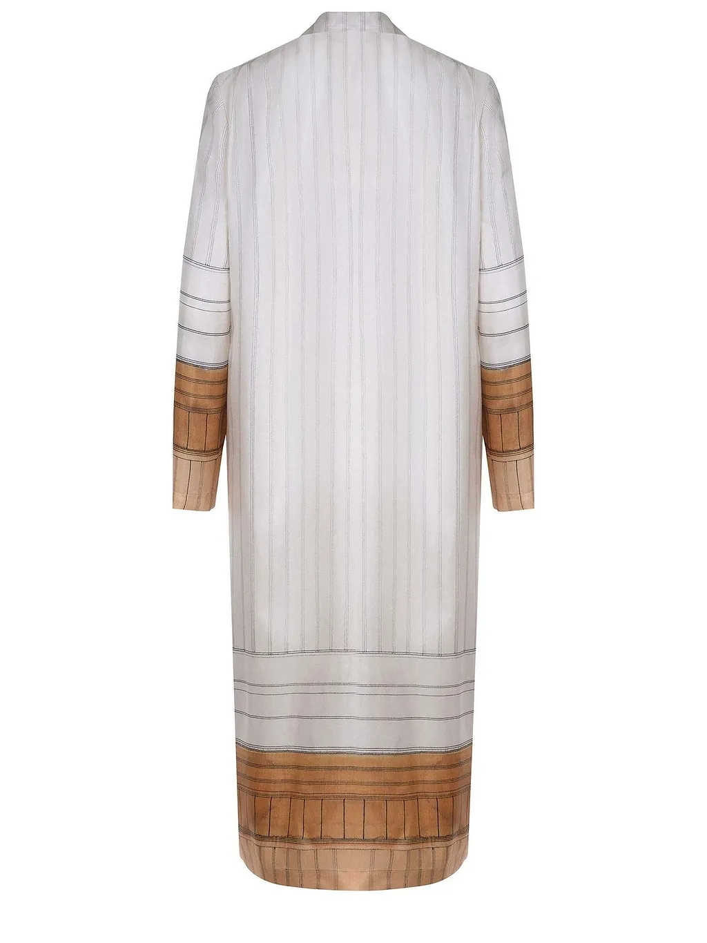 Alysi Striped Long Shirt Dress