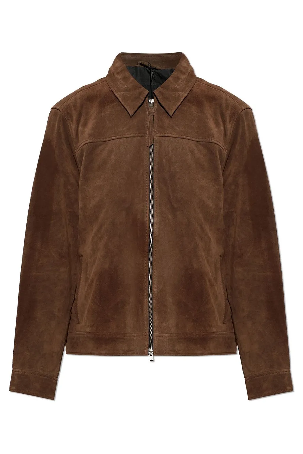 Allsaints Rhone Suede Zip Jacket