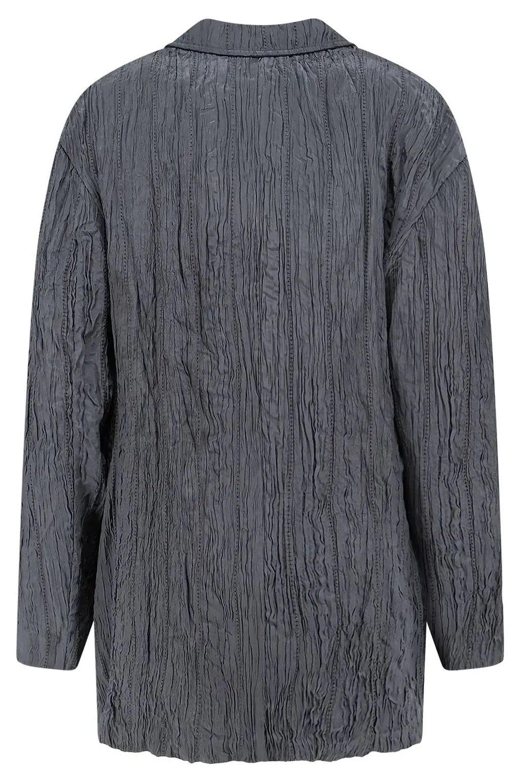 Alysi Textured Single-Breasted Blazer