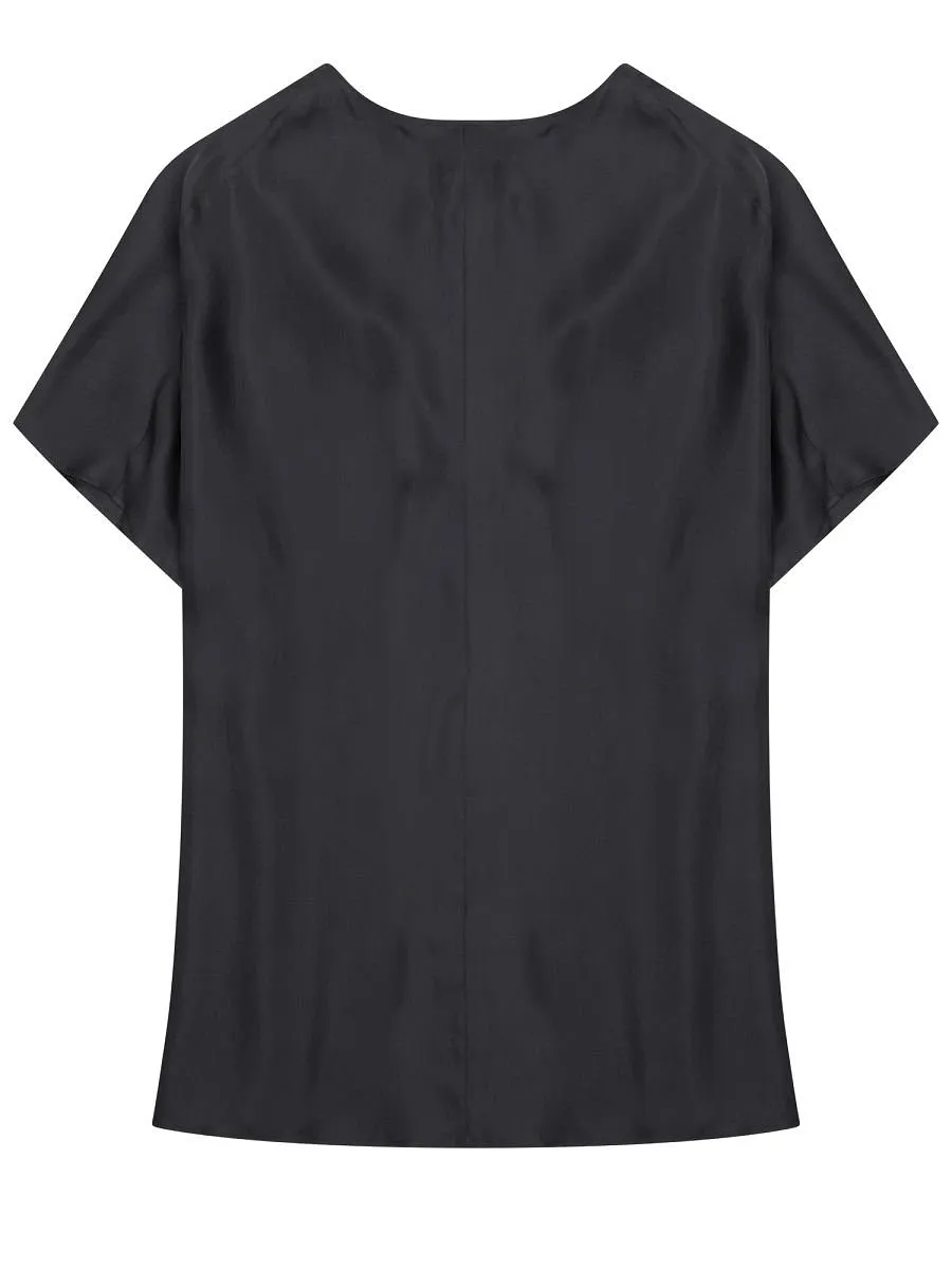 Alysi V-Neck Short-Sleeve Top