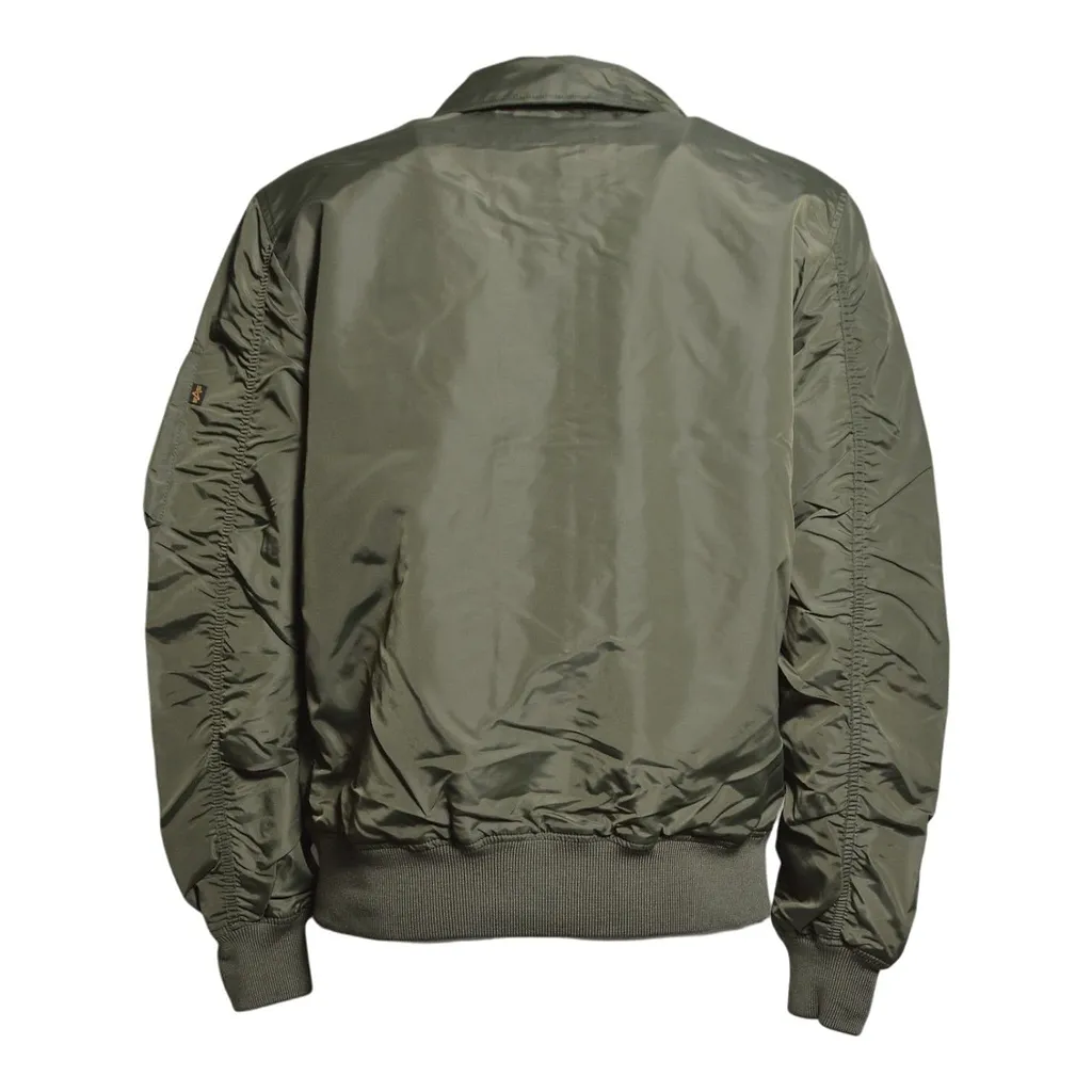 Alpha Industries Logo-Patch Bomber Jacket