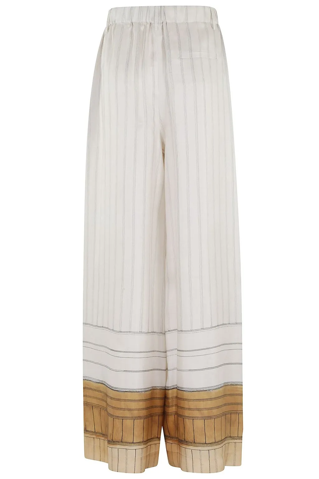 Alysi Wide-Leg Striped Trousers