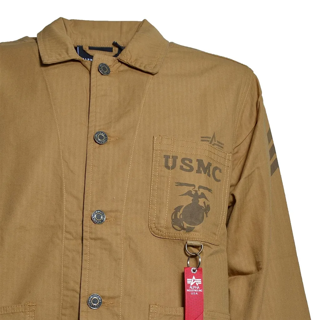 Alpha Industries Long Sleeve Buttoned Jacket