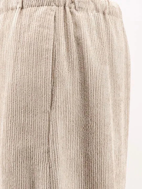 Alysi Wide-Leg Drawstring Pants
