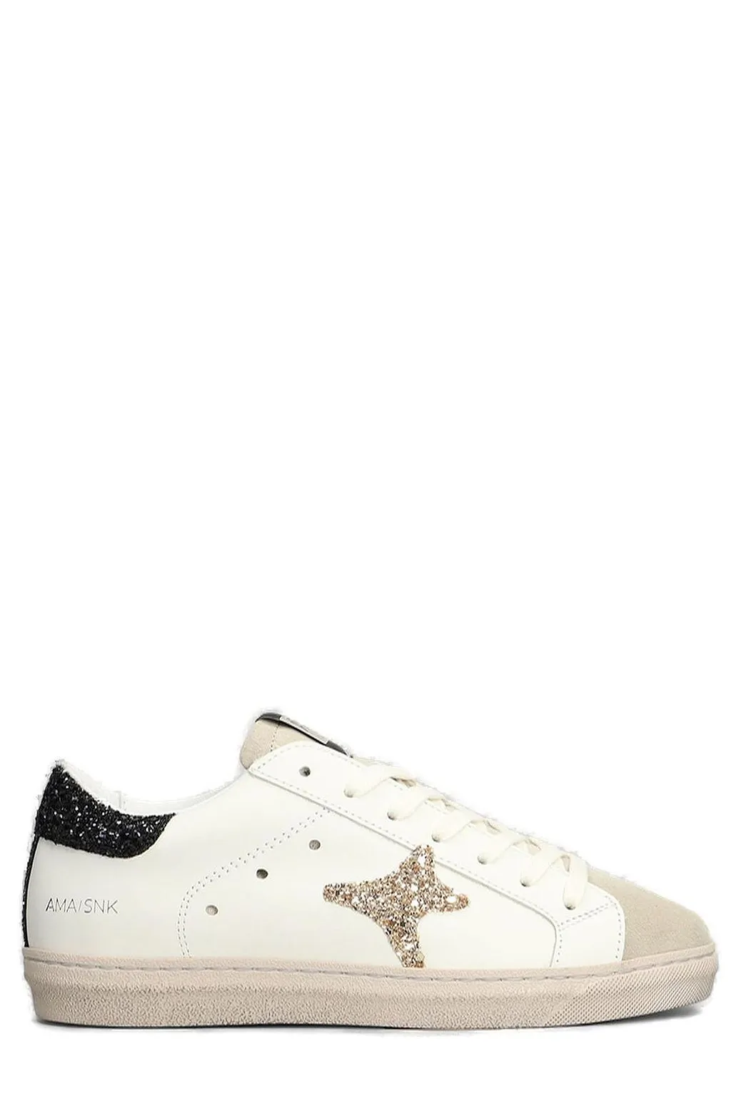Ama Brand Embellished Lace-Up Sneakers
