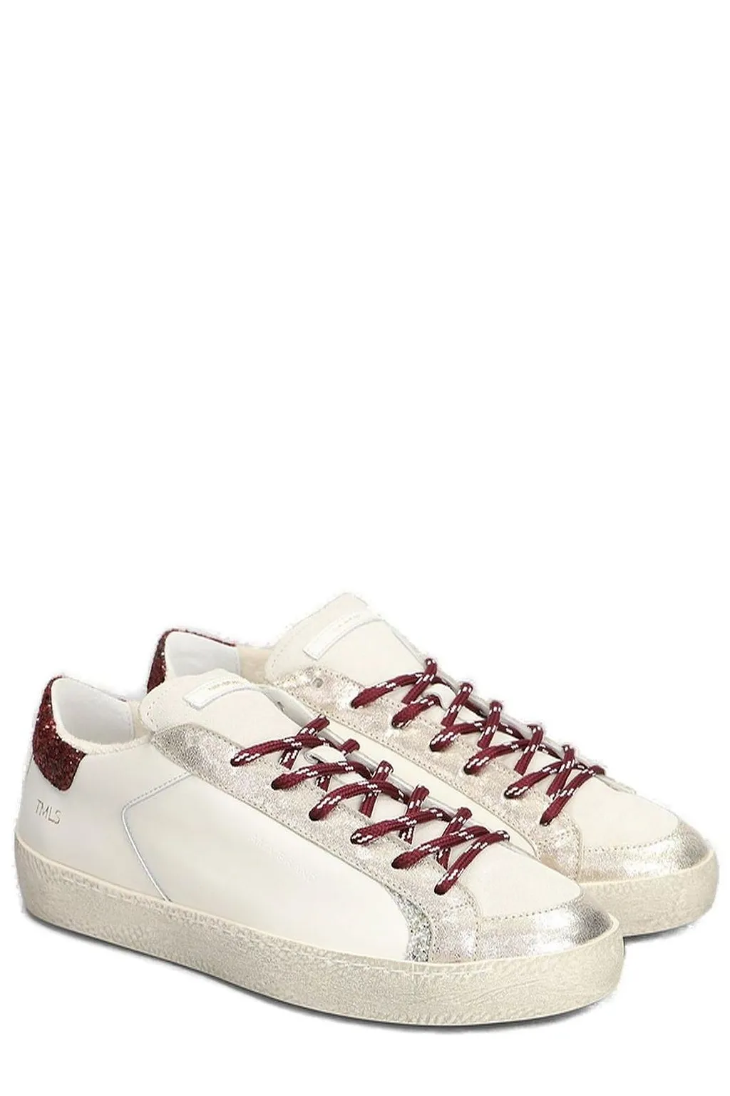 Ama Brand Embellished Lace-Up Sneakers