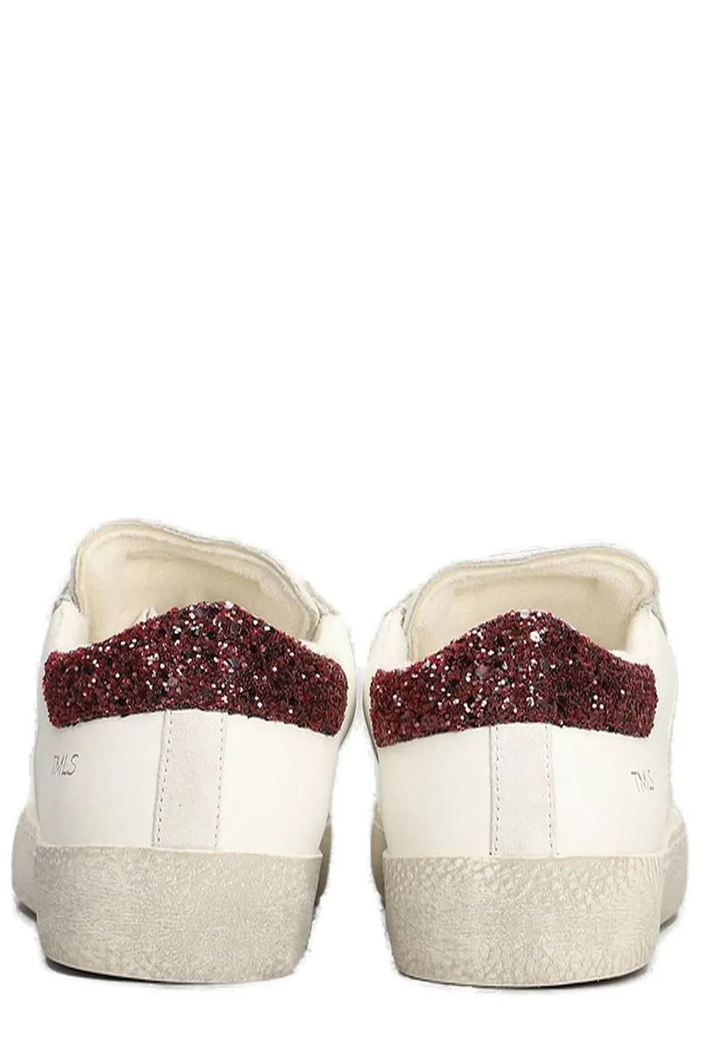 Ama Brand Embellished Lace-Up Sneakers