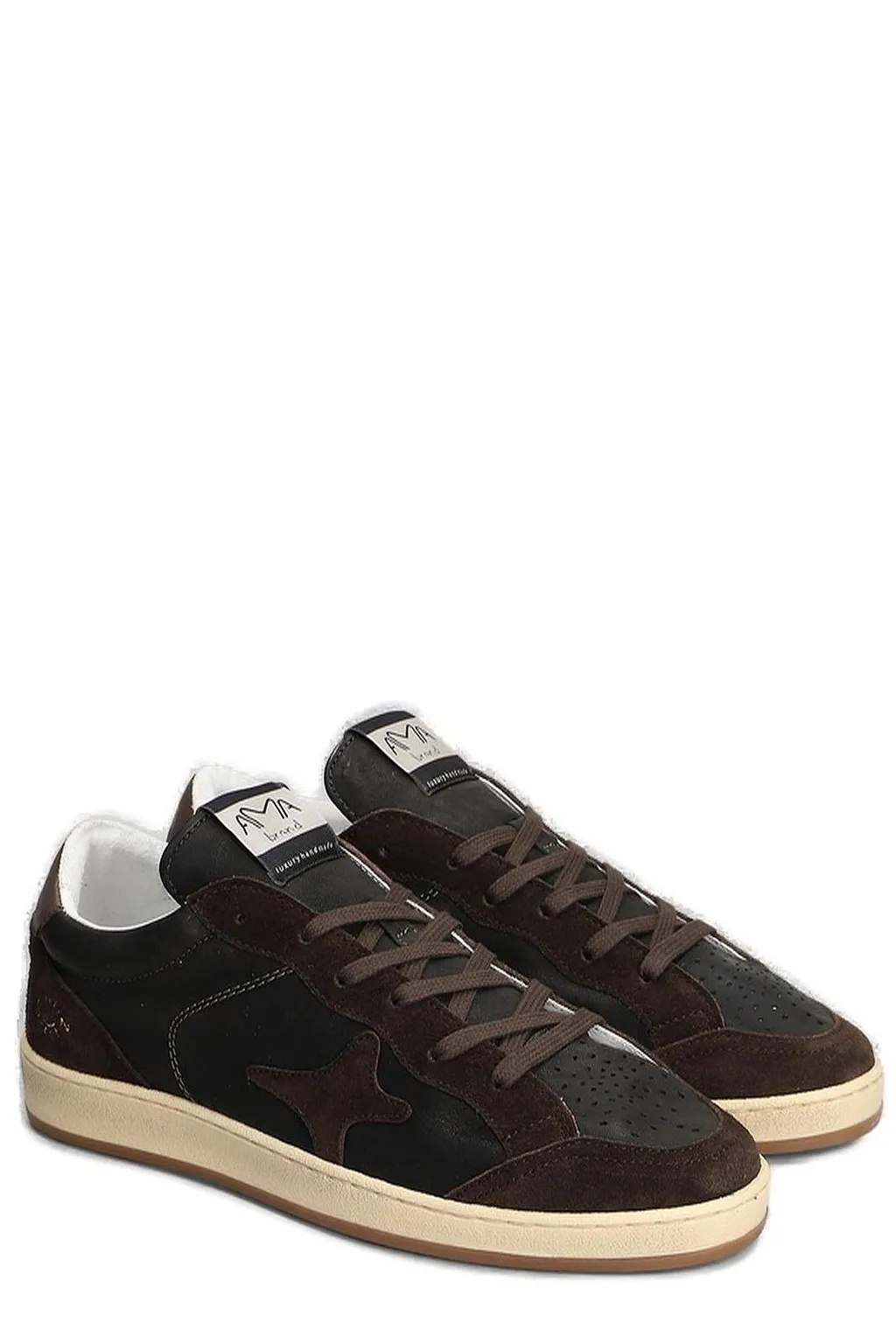 Ama Brand Star Patch Sneakers