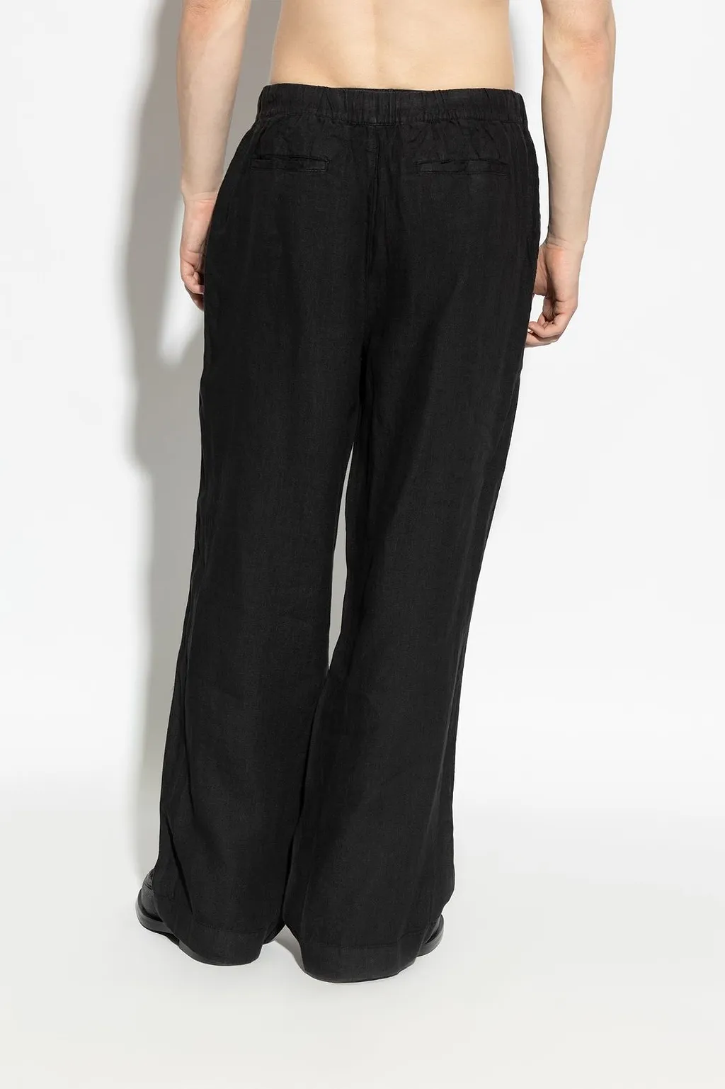 Allsaints Sharp Drawstring Wide-Leg Pants
