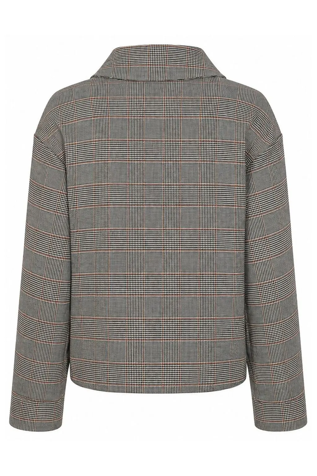 Alpha Studio Checked Zip-Up Jacket