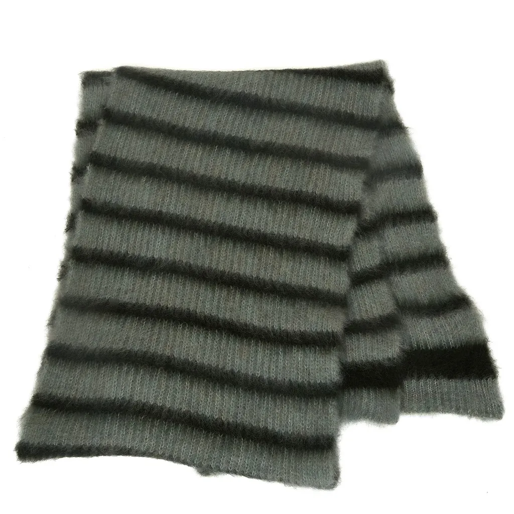 Amaranto Oversized Striped Scarf