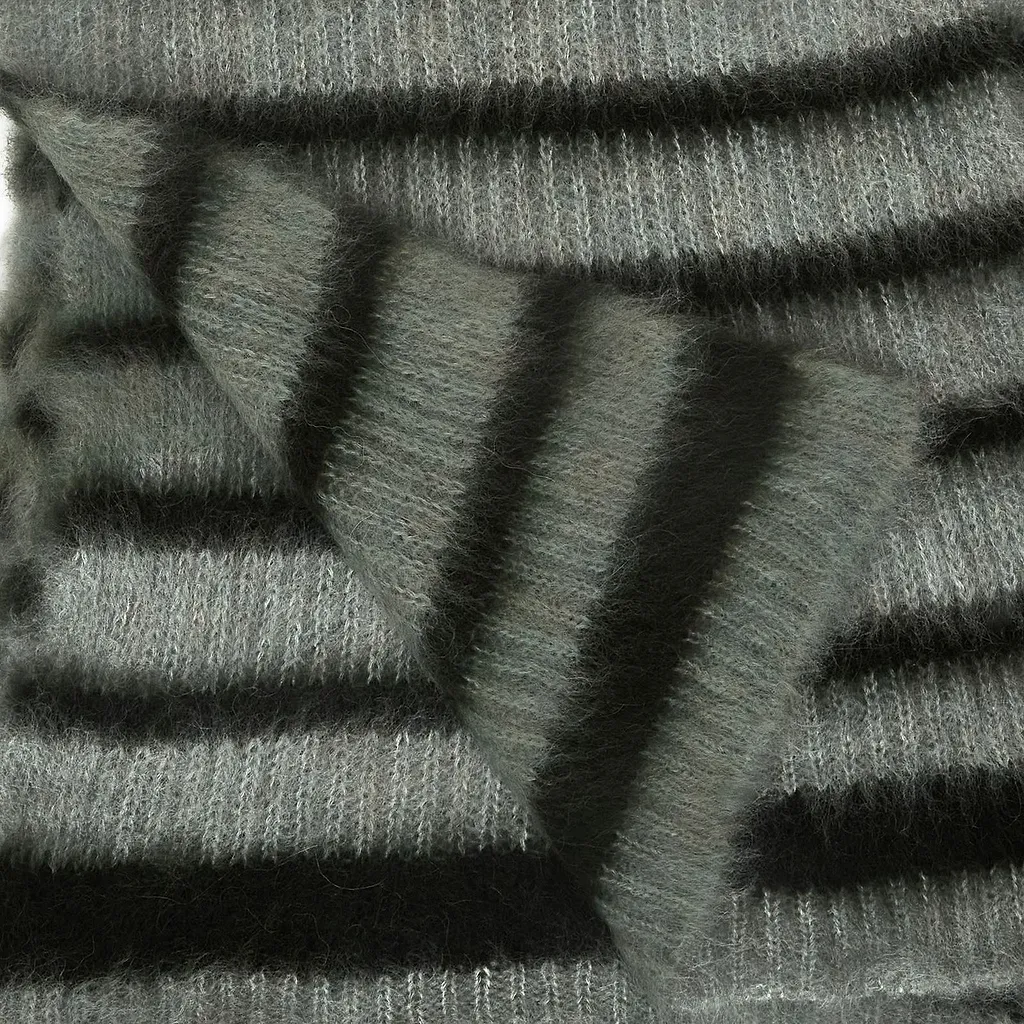Amaranto Oversized Striped Scarf