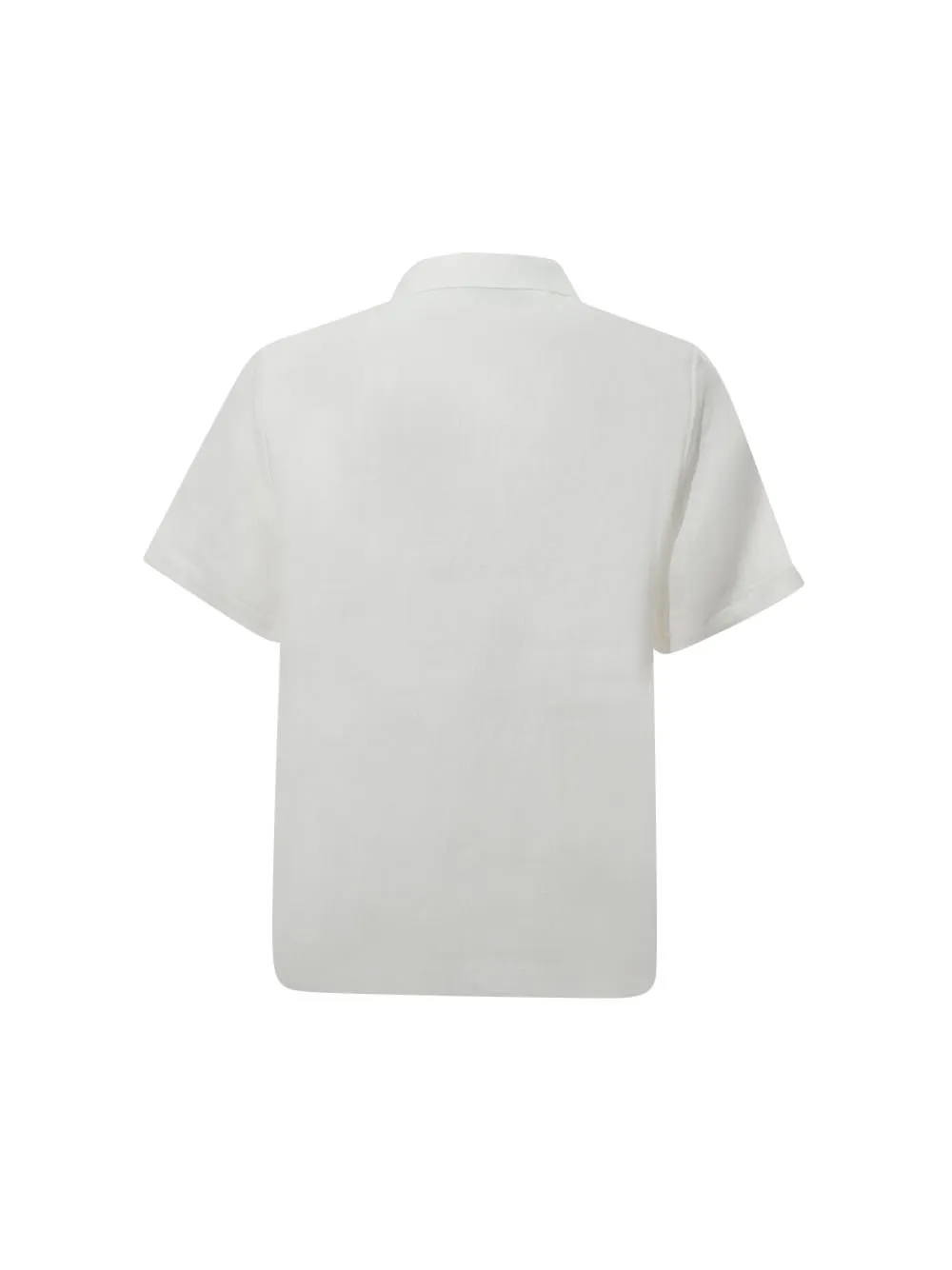 Alpha Studio Linen Short-Sleeve Polo Shirt