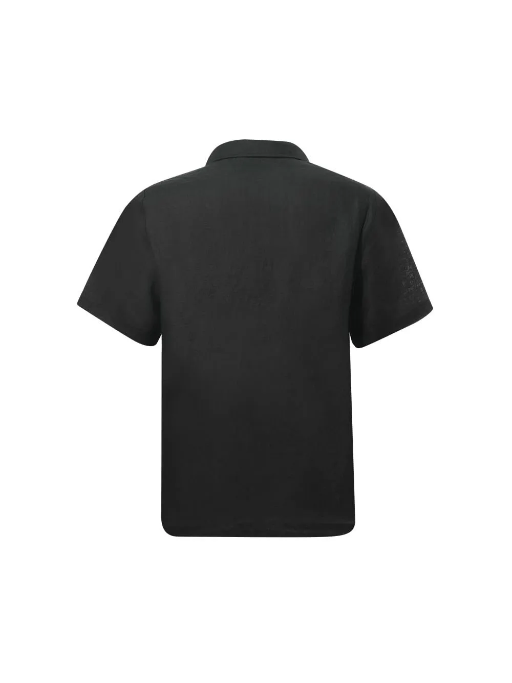 Alpha Studio Linen Short-Sleeve Polo Shirt