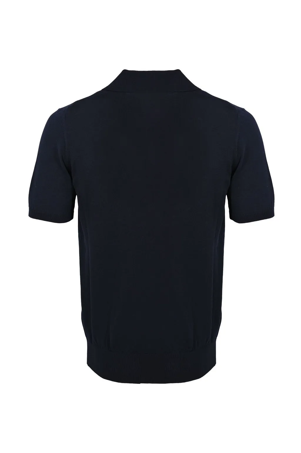 Alpha Studio Open Collar Polo Shirt