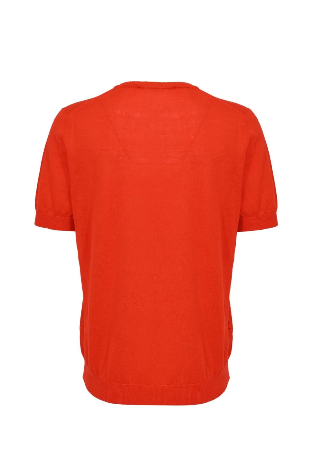 Amaranto Short-Sleeve Knitted Sweater